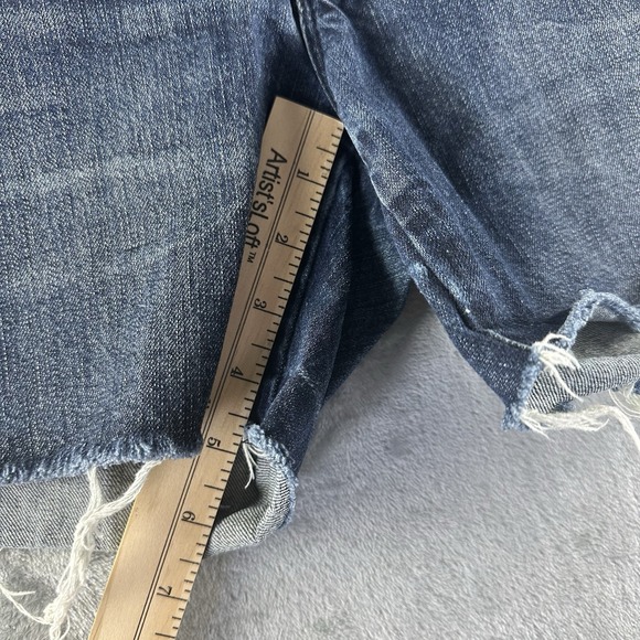 Madewell Jean Shorts Women's 28 Denim Blue Cutoff - Picture 6 of 9